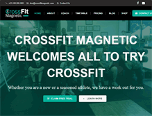 Tablet Screenshot of crossfitmagnetic.com